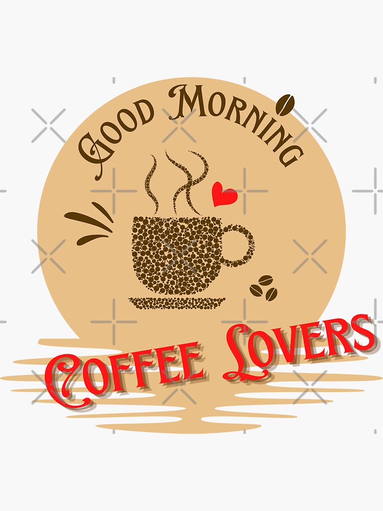 COFFEE LOVERS' Sticker | Spreadshirt