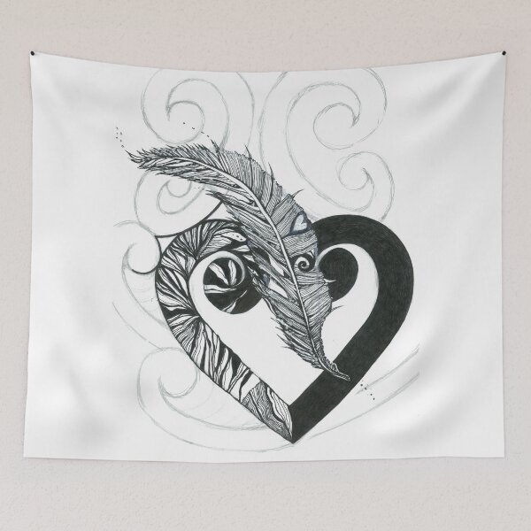Item preview, KELKIRK ST. B/W feather designed and sold by Lesley A Marsh.