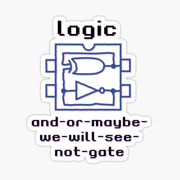 "Funny fun logic logic gates with boolean functions andormaybewe