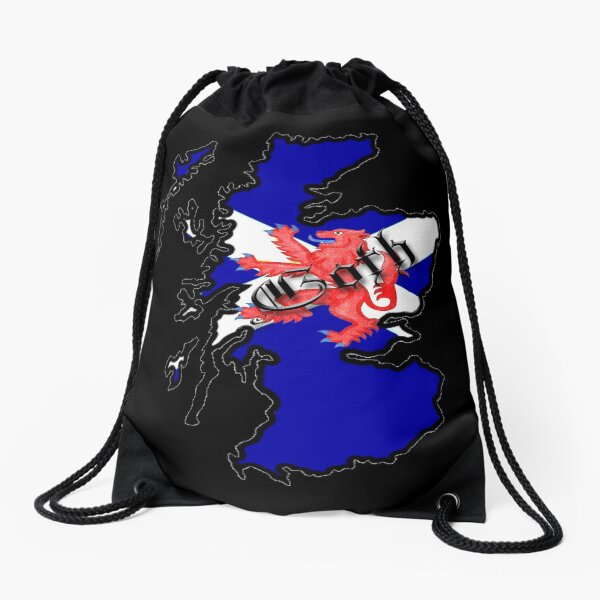 Scotland Drawstring Bag