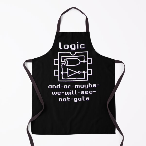 Item preview, Funny fun logic logic gates with boolean functions and-or-maybe-we-will-see-not-gate | bright design in English designed and sold by sopfanna.
