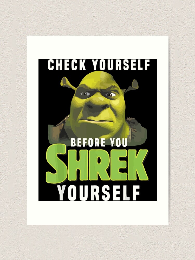Lover T Sexy Shrek Shrek Meme Face Shrek Wazowski James Cameron Jack And Rose Art Print By 3806