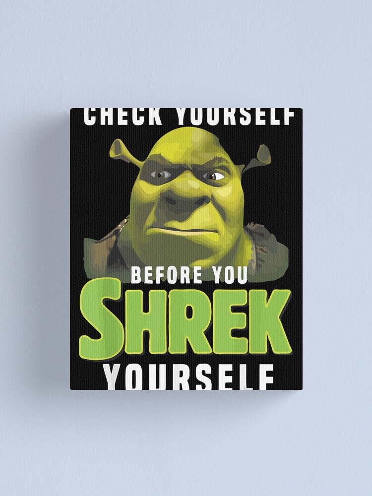 Lover T Sexy Shrek Shrek Meme Face Shrek Wazowski James Cameron Jack And Rose Canvas Print 