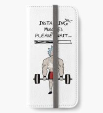 Rick and Morty. Installing muscles. iPhone Wallet/Case/Skin