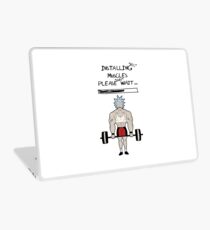 Rick and Morty. Installing muscles. Laptop Skin