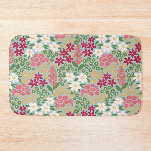 Item preview, Floral Bouquet - 01 - Light Blue Background designed and sold by NolkDesign.