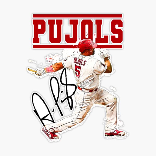 La Maquina Albert Pujols St Louis Missouri mlbpa Albert Pujols Essential T-Shirt | Redbubble