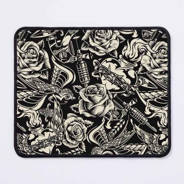 Item preview, Tattoo Vintage Roses and Hearts designed and sold by Yes-Monkey.