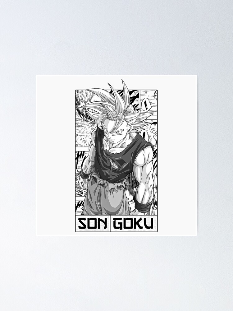 Dragon Ball Z Anime Saiyan Wall Dcor Manga Panel Paper Print