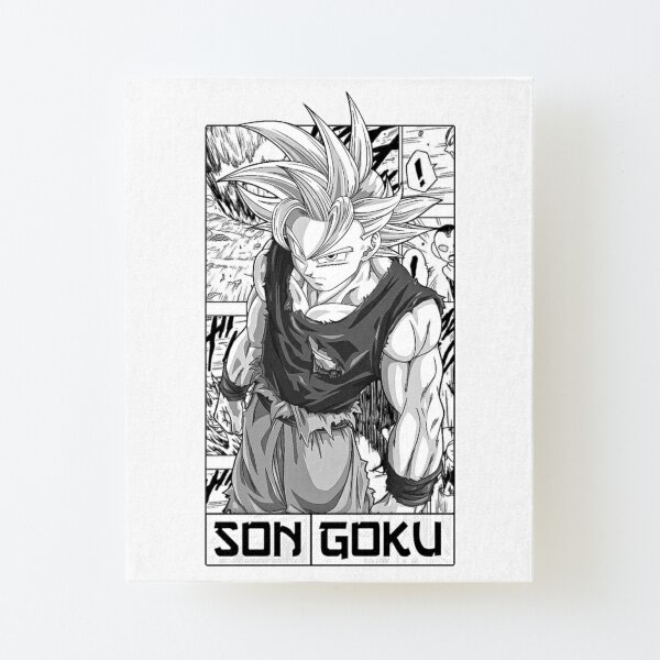 Dragon Ball Super Shonen Anime Kakarot Manga Panel Art B&W | Art Board Print