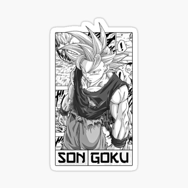 Dragon Ball Super Shonen Anime Mui Goku Manga Panel Art Sticker for Sale  by CataclasticArts ;)