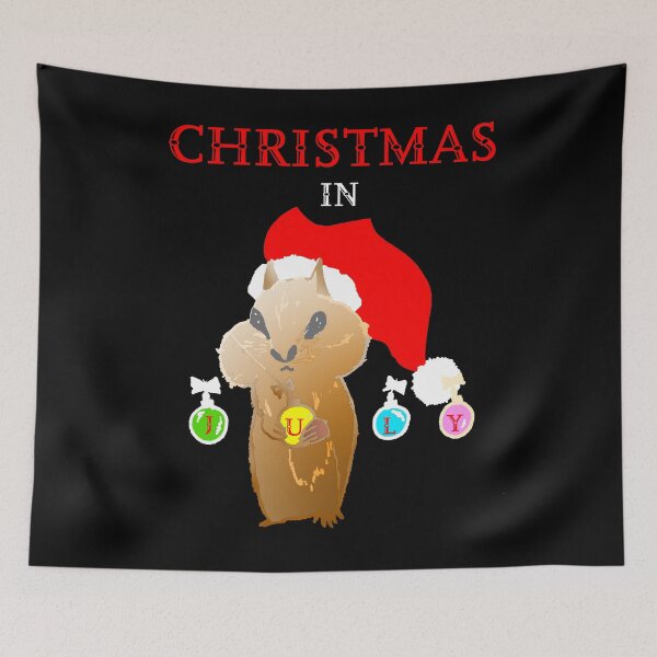Item preview, Funny Christmas in July Cute Chipmunk designed and sold by Artstastic.