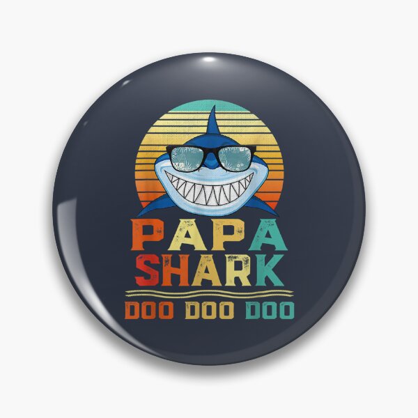 Artikelvorschau, Papa Shark Doo Doo Passende Familien-Haifisch-Geburtstagsgeschenke entworfen und verkauft von marbertranok.