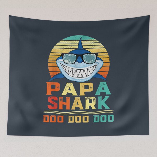 Item preview, Papa Shark Doo Doo  Matching Family Shark Birthday Gifts designed and sold by marbertranok.