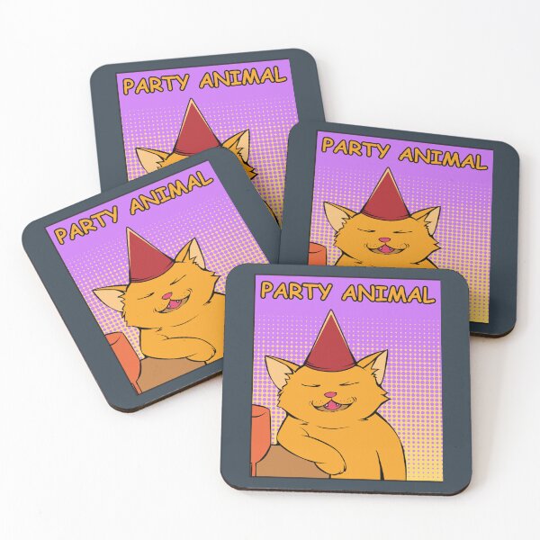 Artikelvorschau, partytierpop artvintagepopkulturcartoonbuntspaßmodestickerpopularsuperretrojahrgangspaßliebeschwarzhipstermusic entworfen und verkauft von marbertranok.