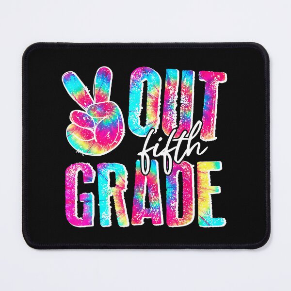 Item preview, Graduation Gifts Peace Sign Out Fifth Grade Tie Dye designed and sold by ElliottKiti.