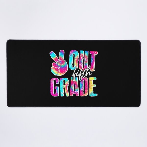 Item preview, Graduation Gifts Peace Sign Out Fifth Grade Tie Dye designed and sold by ElliottKiti.