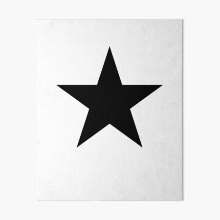 BLACK Star, Dark Star, Black Hole, Stellar, Achievement, Cool. Art Board Print