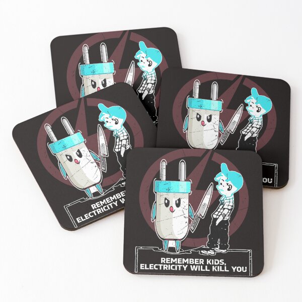 Item preview, Mens Funny Electrical Recuerda a los niños, la electricidad te matará designed and sold by NormanLangley.