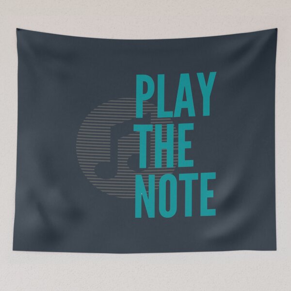 Item preview, Play The Note with music note shadow designed and sold by marbertranok.