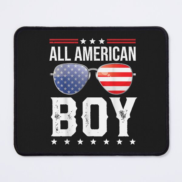 Item preview, All American Boy - Fourth of July 4th July US Flag Patriotic T-Shirt designed and sold by Bobby-Bancel.