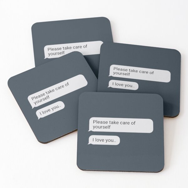 Item preview, Please take care of yourself I love you messege quote aesthetic designed and sold by marbertranok.