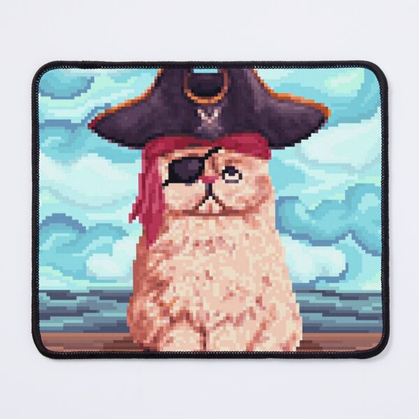 Item preview, Pixelated Captain of the Cat Pirate designed and sold by HopeDetour.