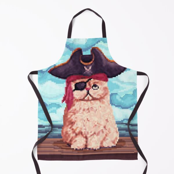 Item preview, Pixelated Captain of the Cat Pirate designed and sold by HopeDetour.