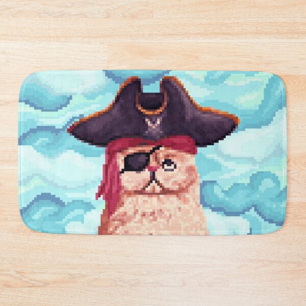 Item preview, Pixelated Captain of the Cat Pirate designed and sold by HopeDetour.