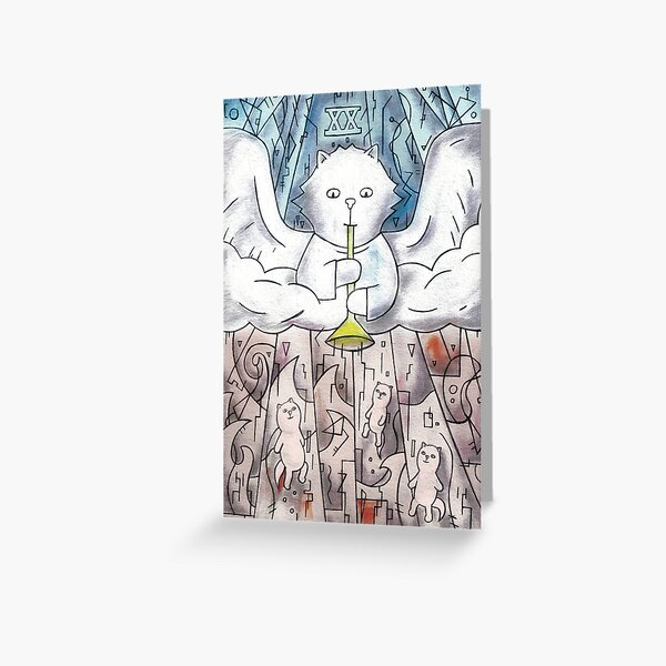 Major Arcana - XX - Judgement Greeting Card