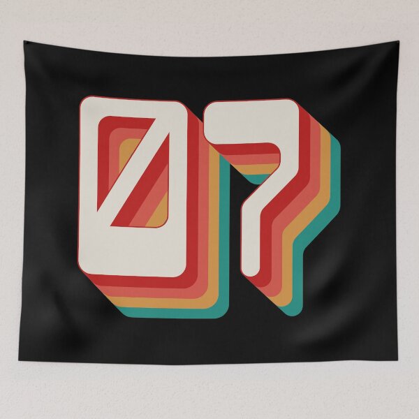 Item preview, Number 7 designed and sold by Texterns.