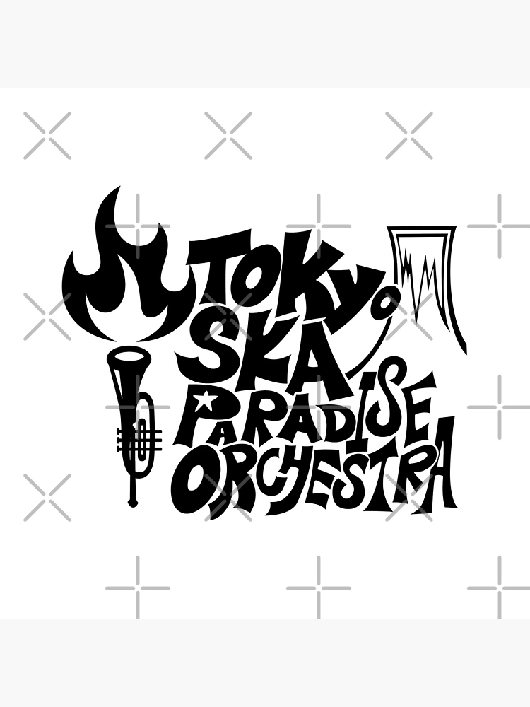 ▪️【TOKYO SKA PARADISE ORCHESTRA】 BADGE Tokyo Ska Paradise Orchestra White Logo