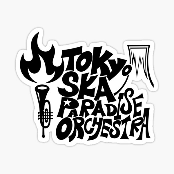 ▪️【TOKYO SKA PARADISE ORCHESTRA】 BADGE Tokyo Ska Paradise Orchestra Black Logo