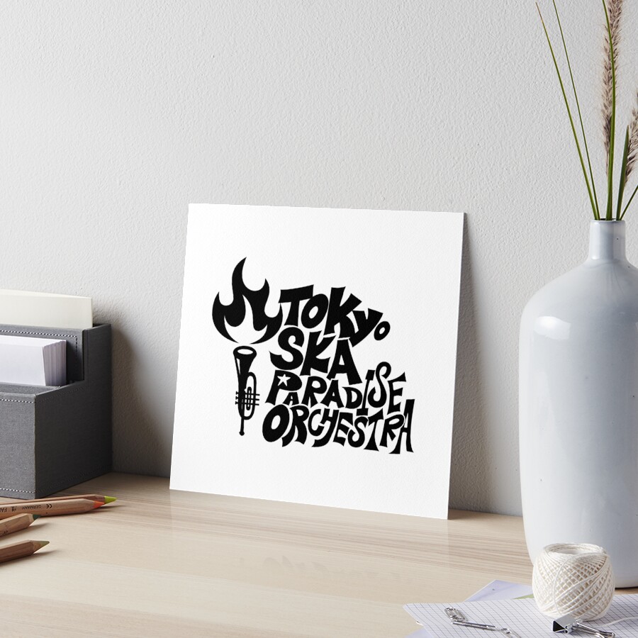 ▪️【TOKYO SKA PARADISE ORCHESTRA】 BADGE Tokyo Ska Paradise Orchestra White Logo