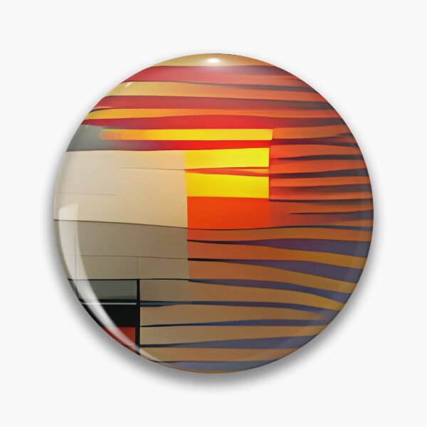 Item preview, Modern abstract architecture. Sunrise in Bauhaus style. designed and sold by siwabudda.
