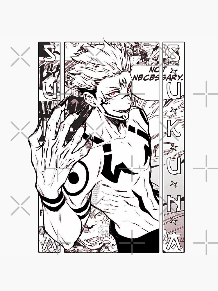 Sukuna Jujutsu Kaisen Manga Panel Anime Design Canvas - vrogue.co