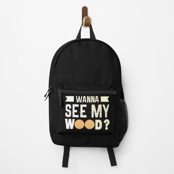 Item preview, Wanna see my wood ? - wood lovers gifts & wooden gifts designed and sold by Desibeau.