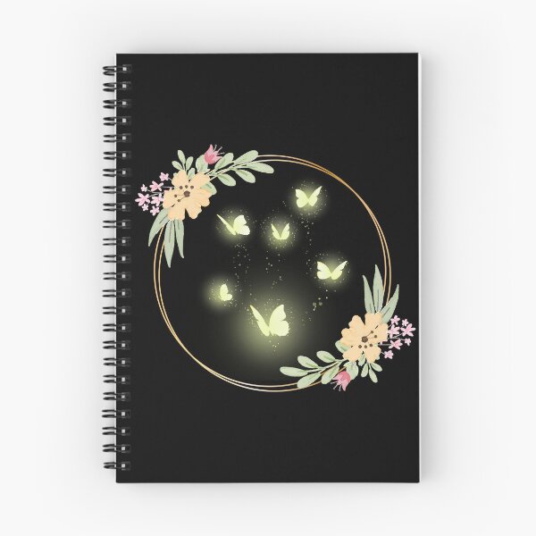Item preview, Glowing Yellow Butterflies in a  Flower Border - Garden Design designed and sold by CreativNode.