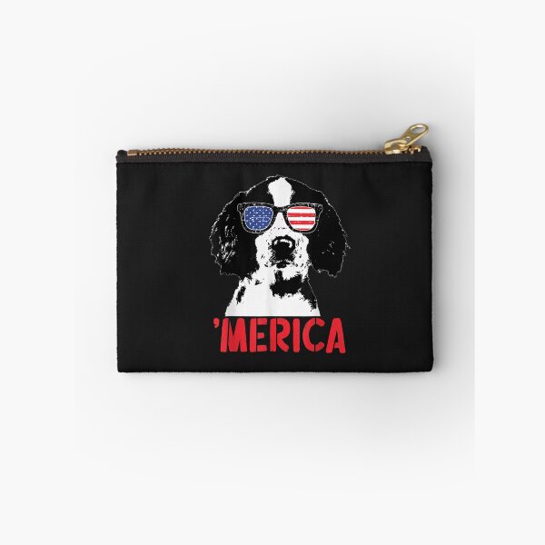 Item preview, Merica Englisth Springer Spaniel American Flag 4th of July T-Shirt designed and sold by Bobby-Bancel.