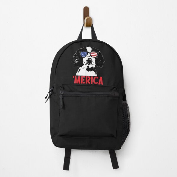 Item preview, Merica Englisth Springer Spaniel American Flag 4th of July T-Shirt designed and sold by Bobby-Bancel.