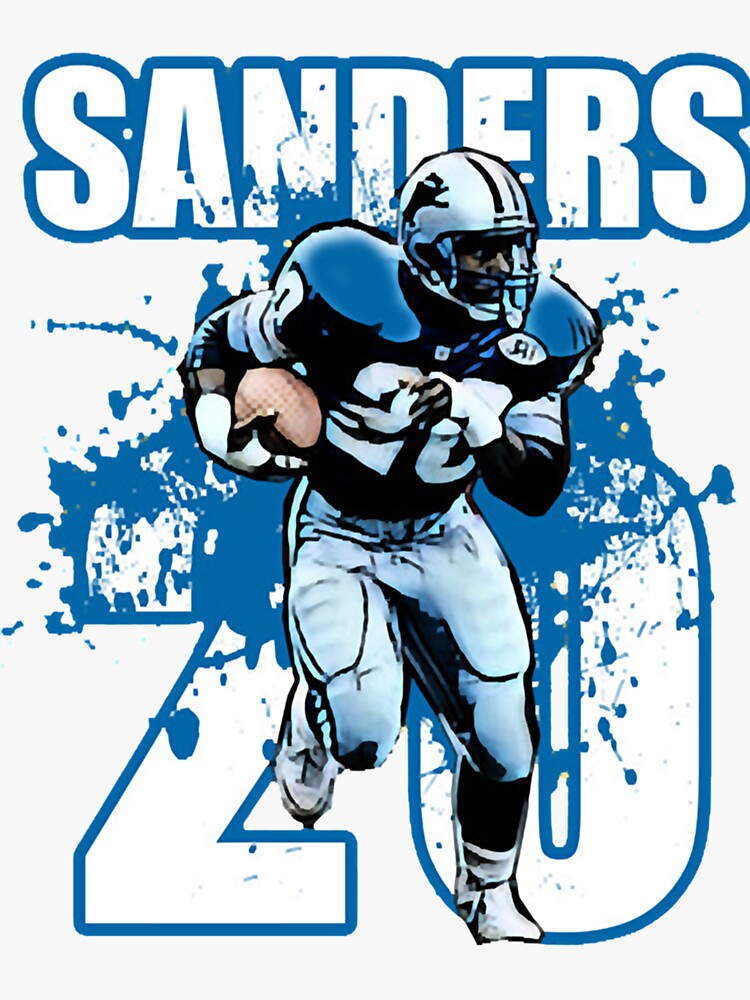 Barry Sanders T-Shirt Sticker for Sale by JurgenKnoll