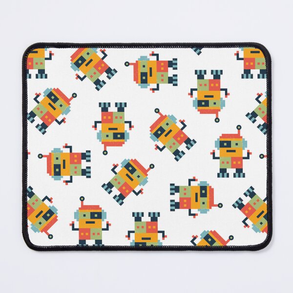 Item preview, Happy Robot Pattern designed and sold by Daisy Beatrice.