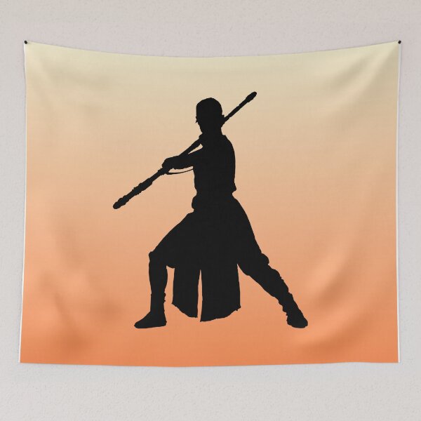 Item preview, Rey - Fighting Stance Silhouette designed and sold by FangirlFuel.