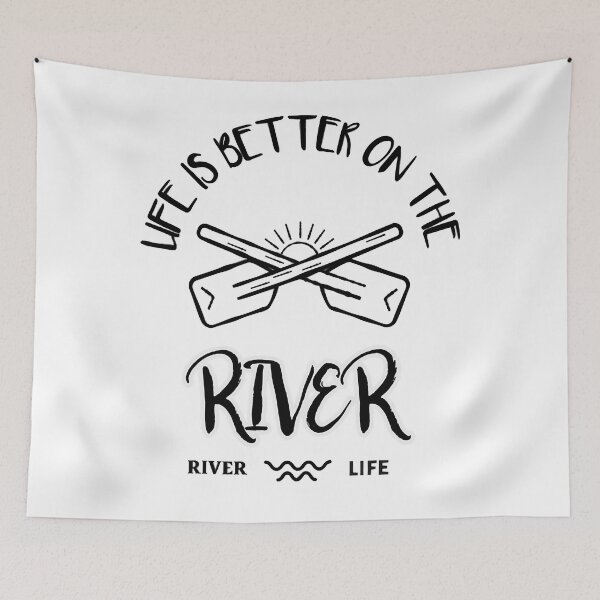 Item preview, Life is better on the River designed and sold by augusramse.