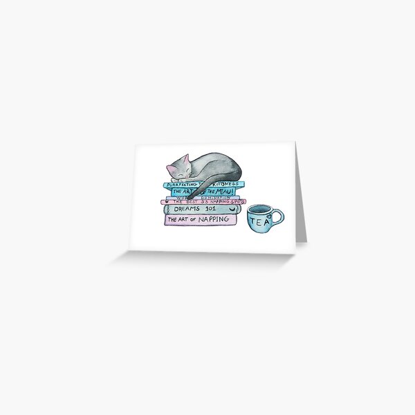 The Art of the Miau Greeting Card