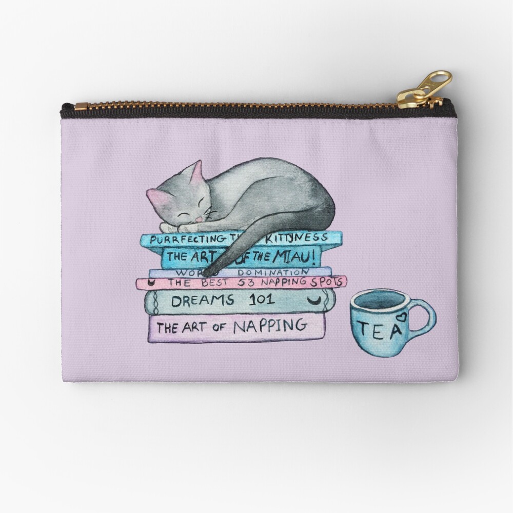 The Art of the Miau Zipper Pouch
