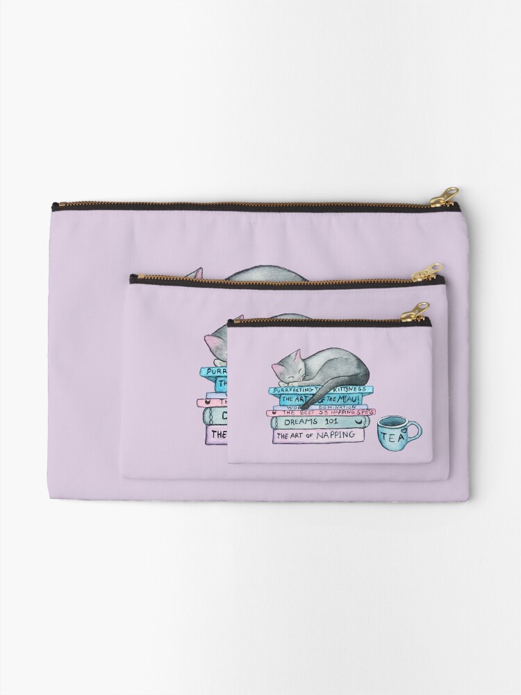 Alternate view of The Art of the Miau Zipper Pouch