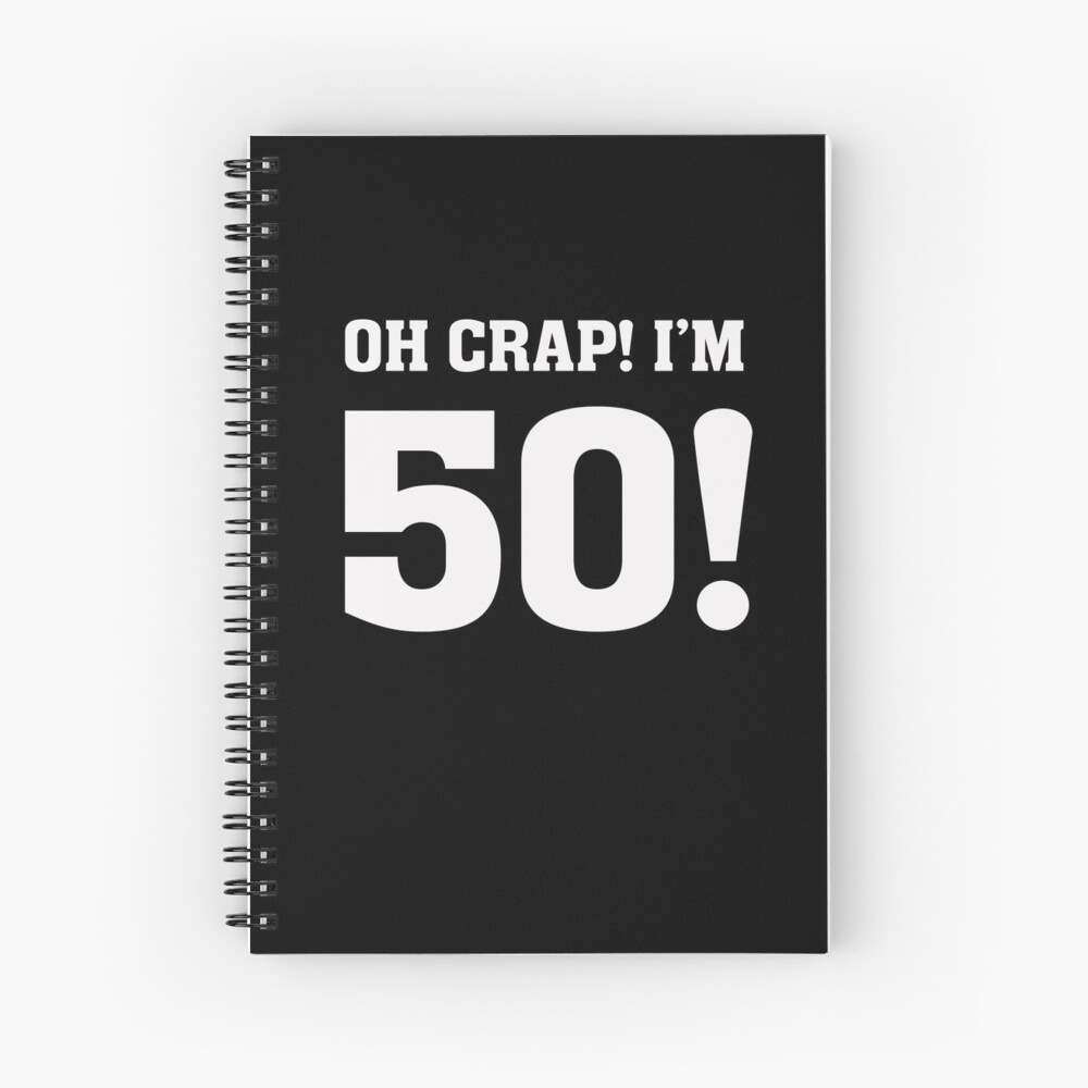 Impression Artistique Oh Merde J Ai 50 50e Anniversaire Humour Drole Par Bullquacky Redbubble