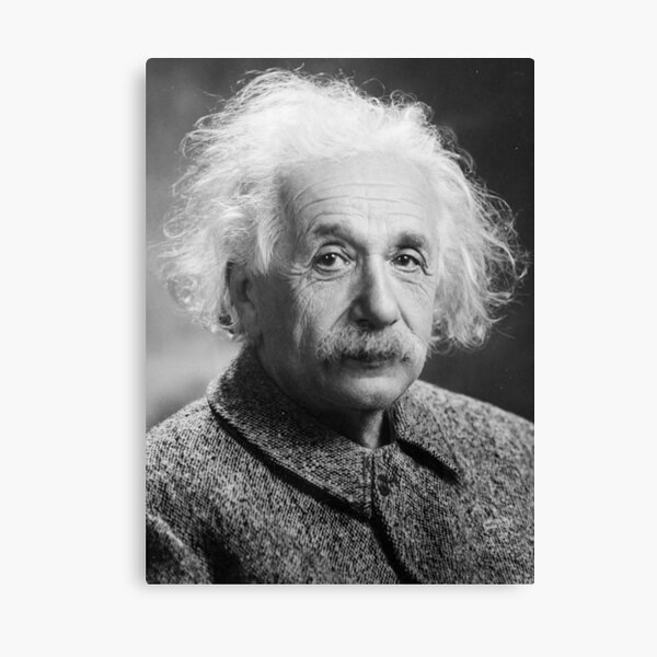 EINSTEIN. Albert Einstein. Genie, E = mc2, Mathematik, Formel, Wissenschaft, Physik. Leinwanddruck