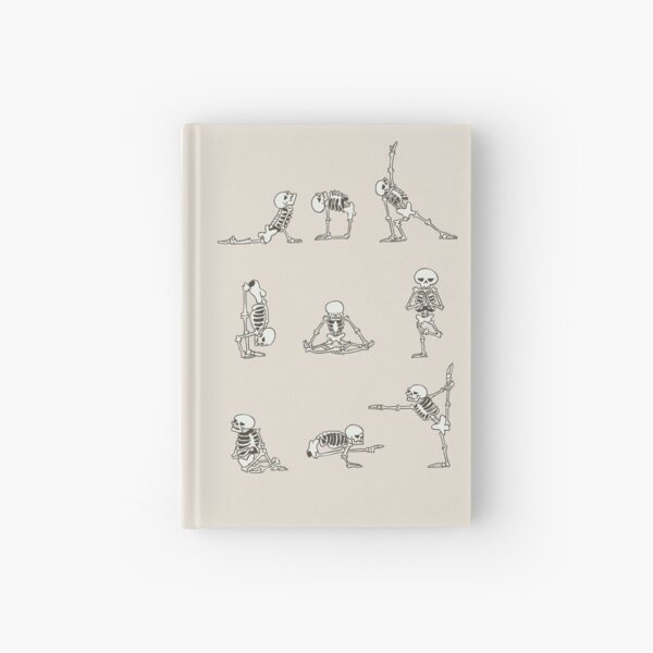 Skeleton Yoga Hardcover Journal